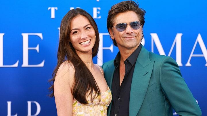 Stamos and McHugh have a 23-year age gap. (Matt Winkelmeyer/GA/The Hollywood Reporter via Getty Images)