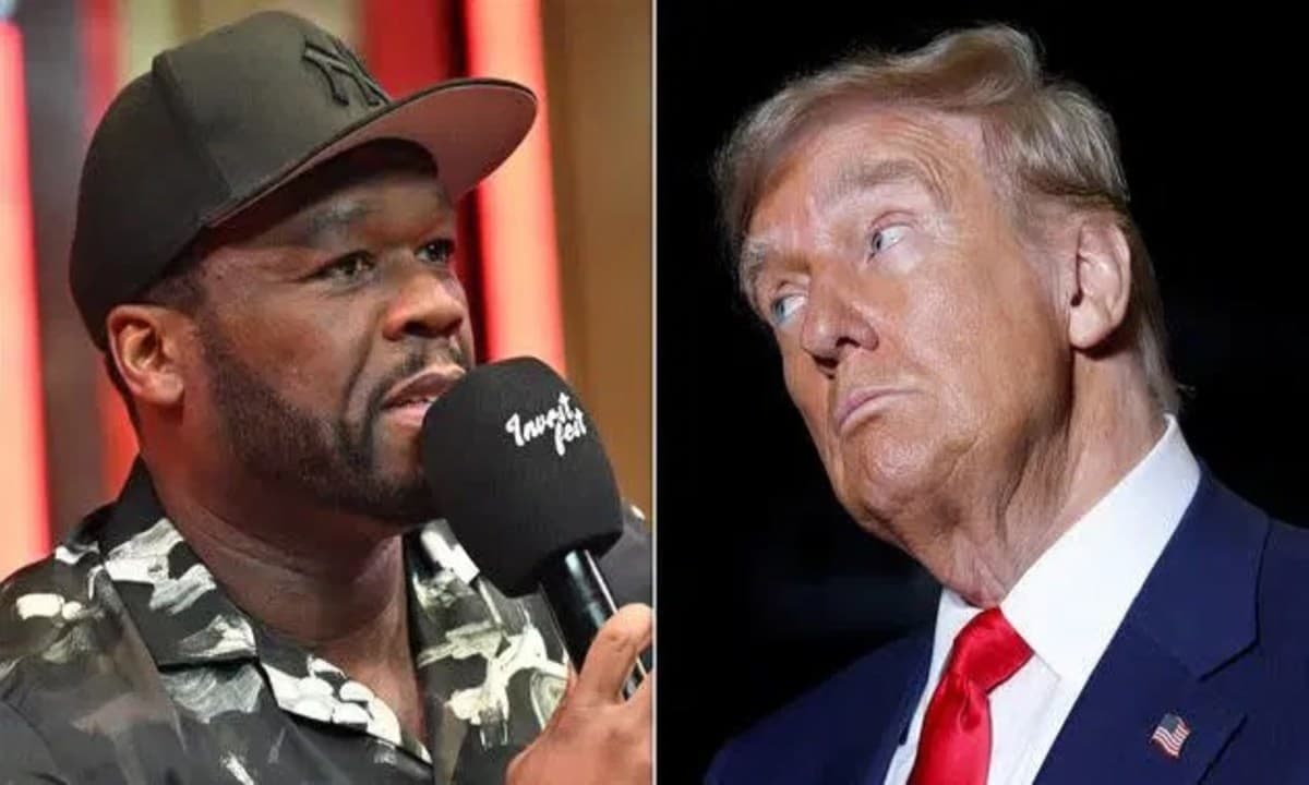 50 Cent took to Instagram to show Trump that he was happy with his victory and that he didn't care about the difficult journey he went through.