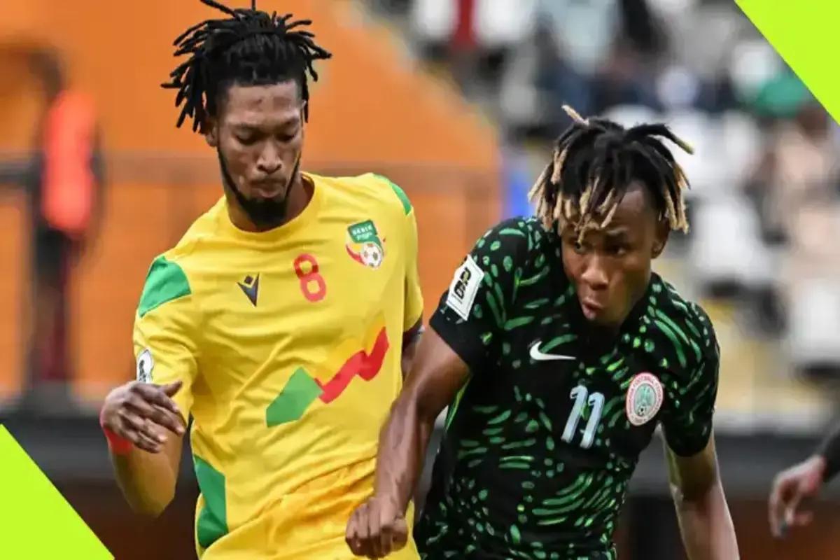 Nigeria's national team beat Benin 3-0 in the first match of Group D