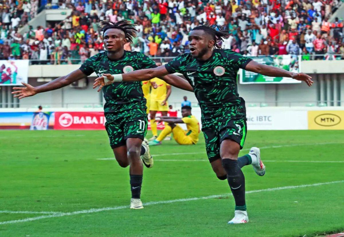 The Nigeria national team gave a strong message before playing against Amavubi